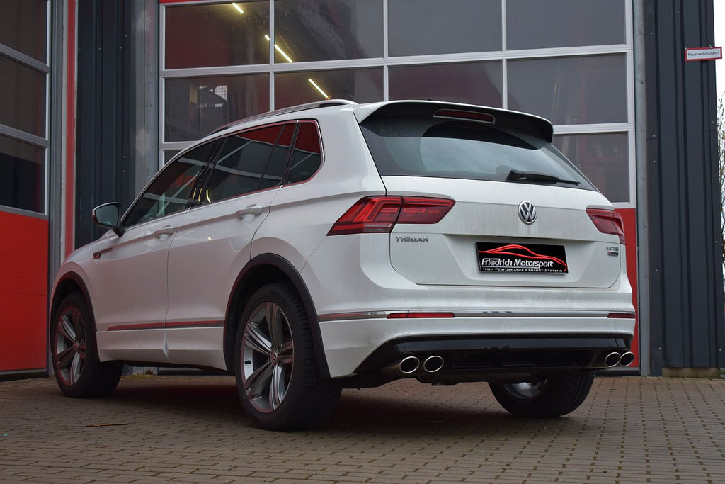 Friedrich Motorsport 76mm Duplex-Sportendschalldämpfer für VW Tiguan II (Bj. 01/2016-08/2018)