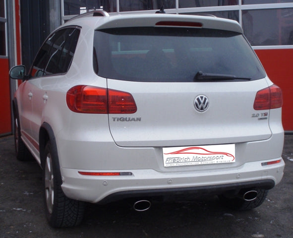 Friedrich Motorsport Duplex Sportendschalldämpfer für VW Tiguan 4motion (Bj. 2007-01/2016)