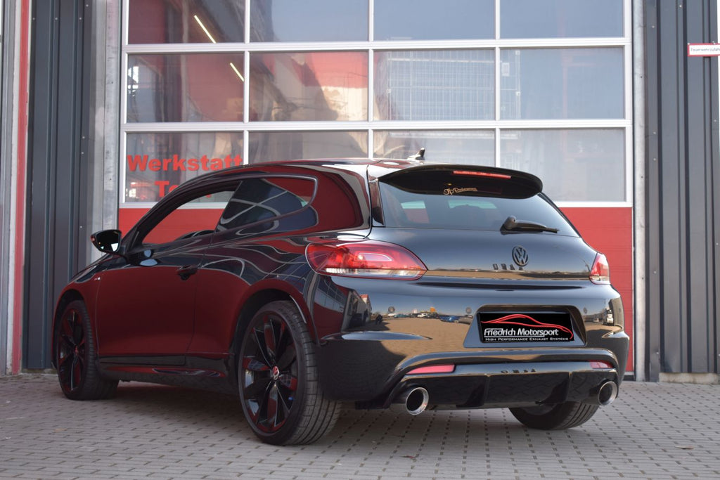 Friedrich Motorsport 76mm Duplex Sportendschalldämpfer für VW Scirocco III (Bj. 2008-04/2014)