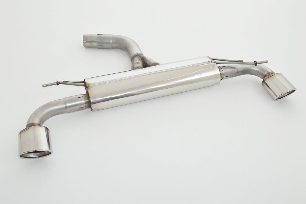 Friedrich Motorsport 76mm Duplex-Sportendschalldämpfer für VW Golf VI R Cabrio (Bj. 02/2013-2015)