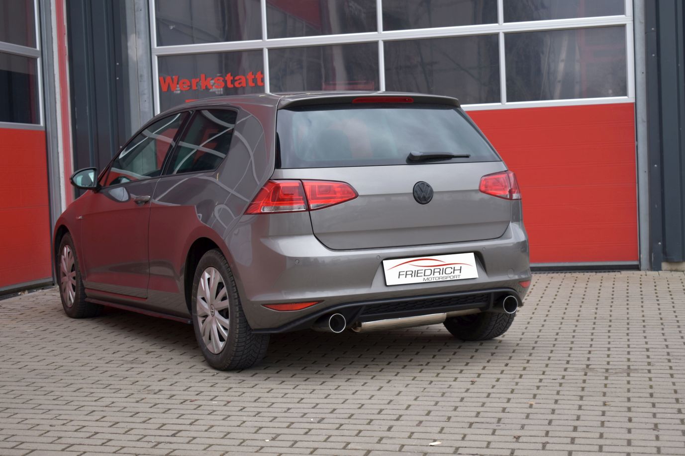 Friedrich Motorsport Duplex Sportendschalldämpfer für VW Golf VII (Bj. 06/2013-04/2017)