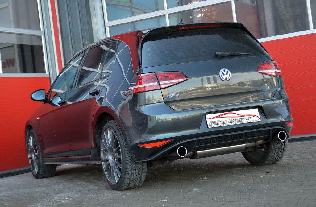 Friedrich Motorsport Duplex Sportendschalldämpfer für VW Golf VII GTE (Bj. 08/2014-02/2017)