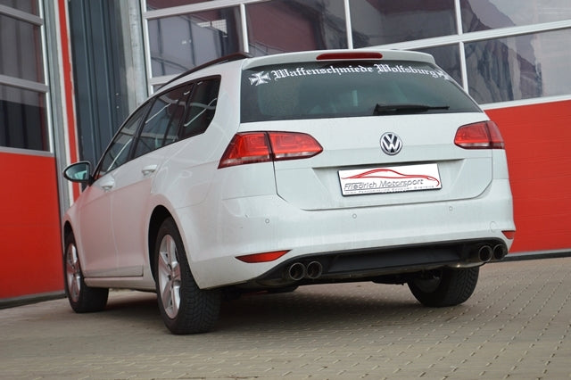 Friedrich Motorsport Duplex-Sportendschalldämpfer für VW Golf VII Variant (Bj. 2013-2017)