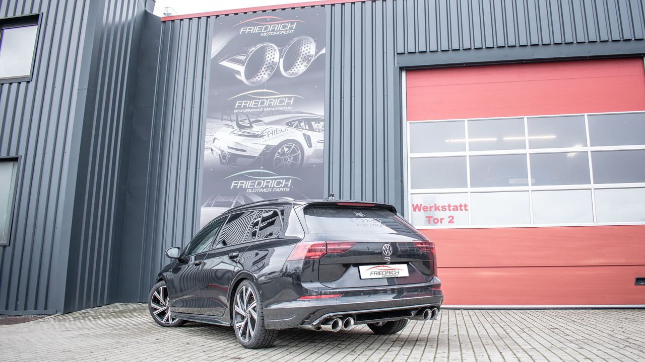 Friedrich Motorsport Duplex-Sportendschalldämpfer für VW Golf VIII Variant (ab Bj. 11/2020)