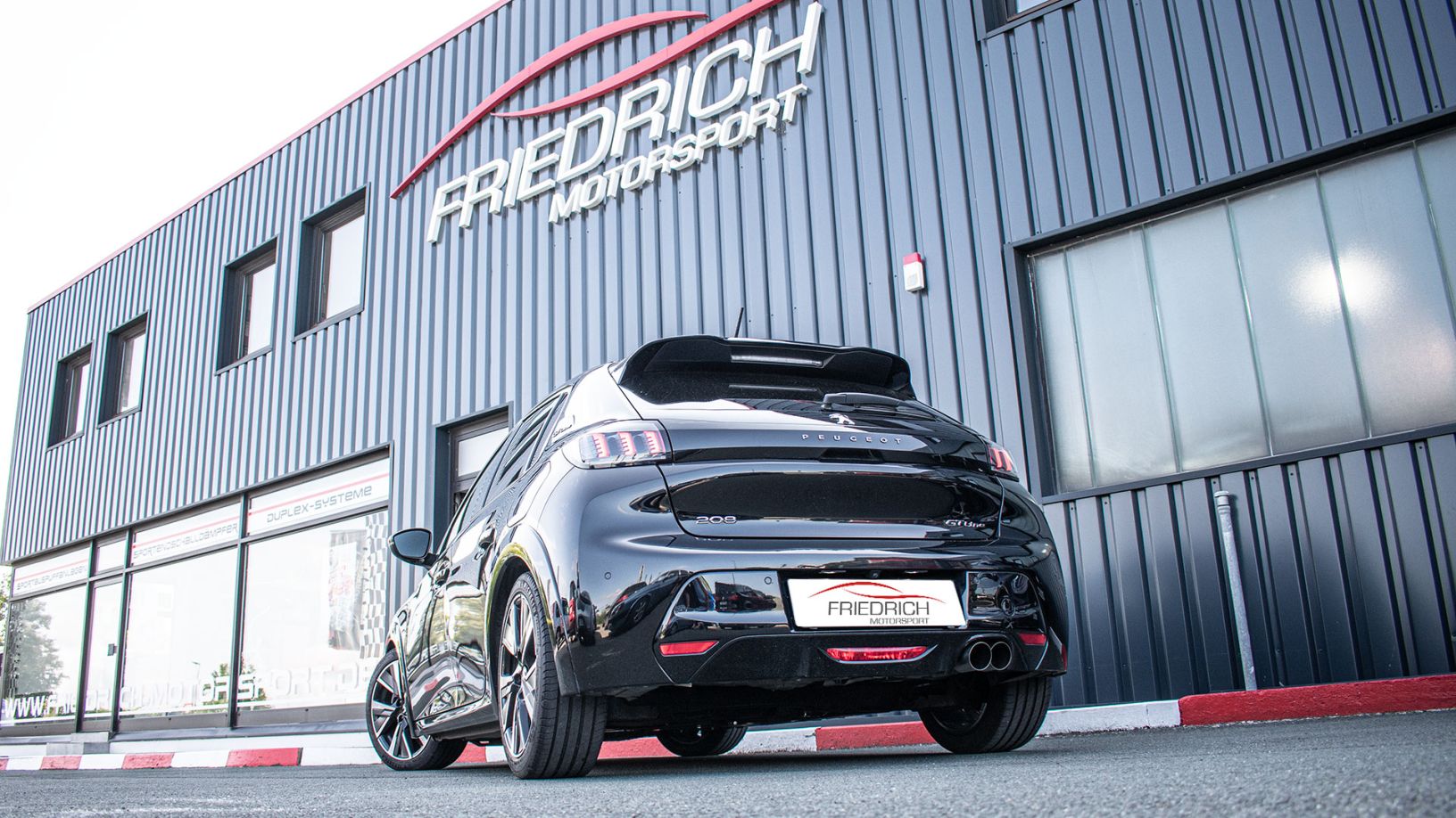 Friedrich Motorsport Sportendschalldämpfer für Peugeot 208 II inkl. GT-Line (ab Bj. 06/2019-
1)