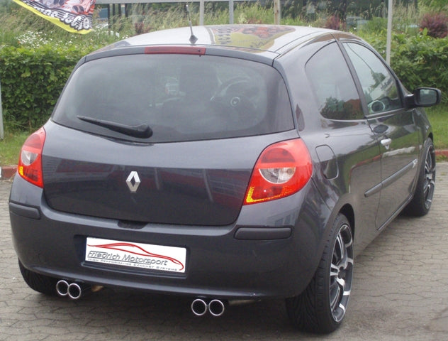Friedrich Motorsport Duplex Sportendschalldämpfer für Renault Clio III (ab Bj. 2005)