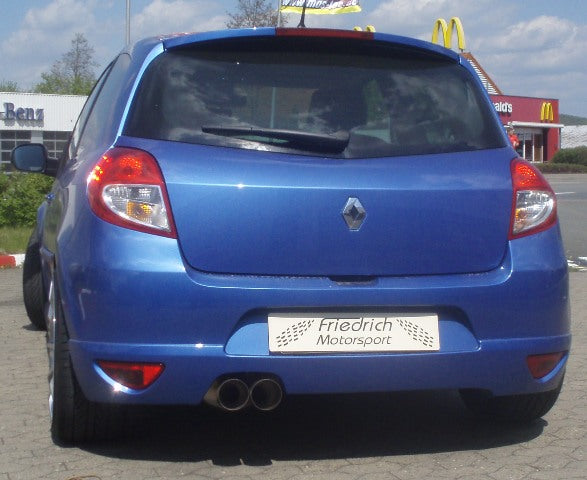 Friedrich Motorsport Sportendschalldämpfer für Renault Clio III GT (ab Bj. 2009)