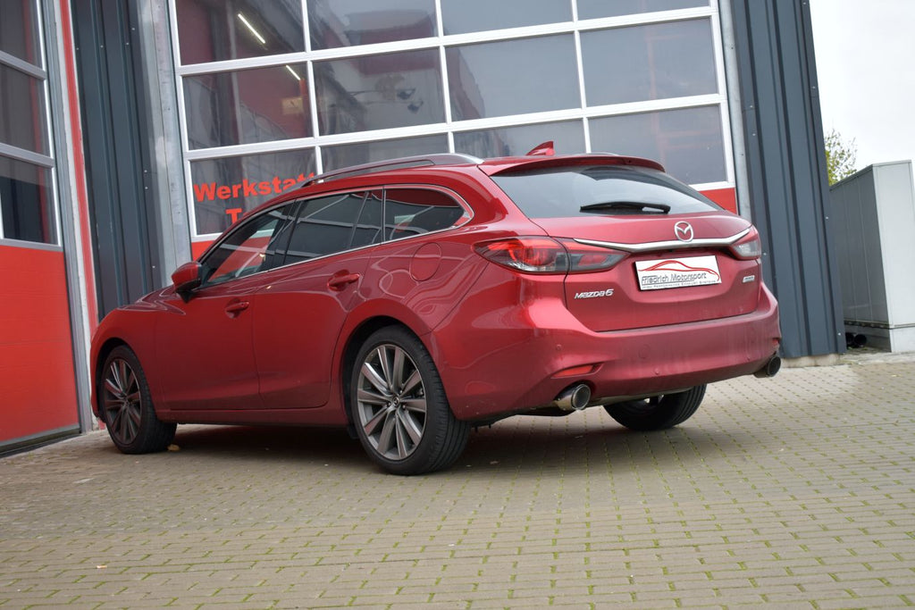 Friedrich Motorsport Duplex Sportendschalldämpfer für Mazda 6 (GH) Limousine / Kombi (ab Bj. 07/2018)