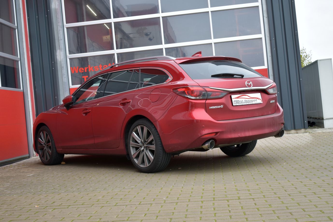 Friedrich Motorsport Duplex Sportendschalldämpfer für Mazda 6 (GH) Limousine / Kombi (ab Bj. 07/2018)