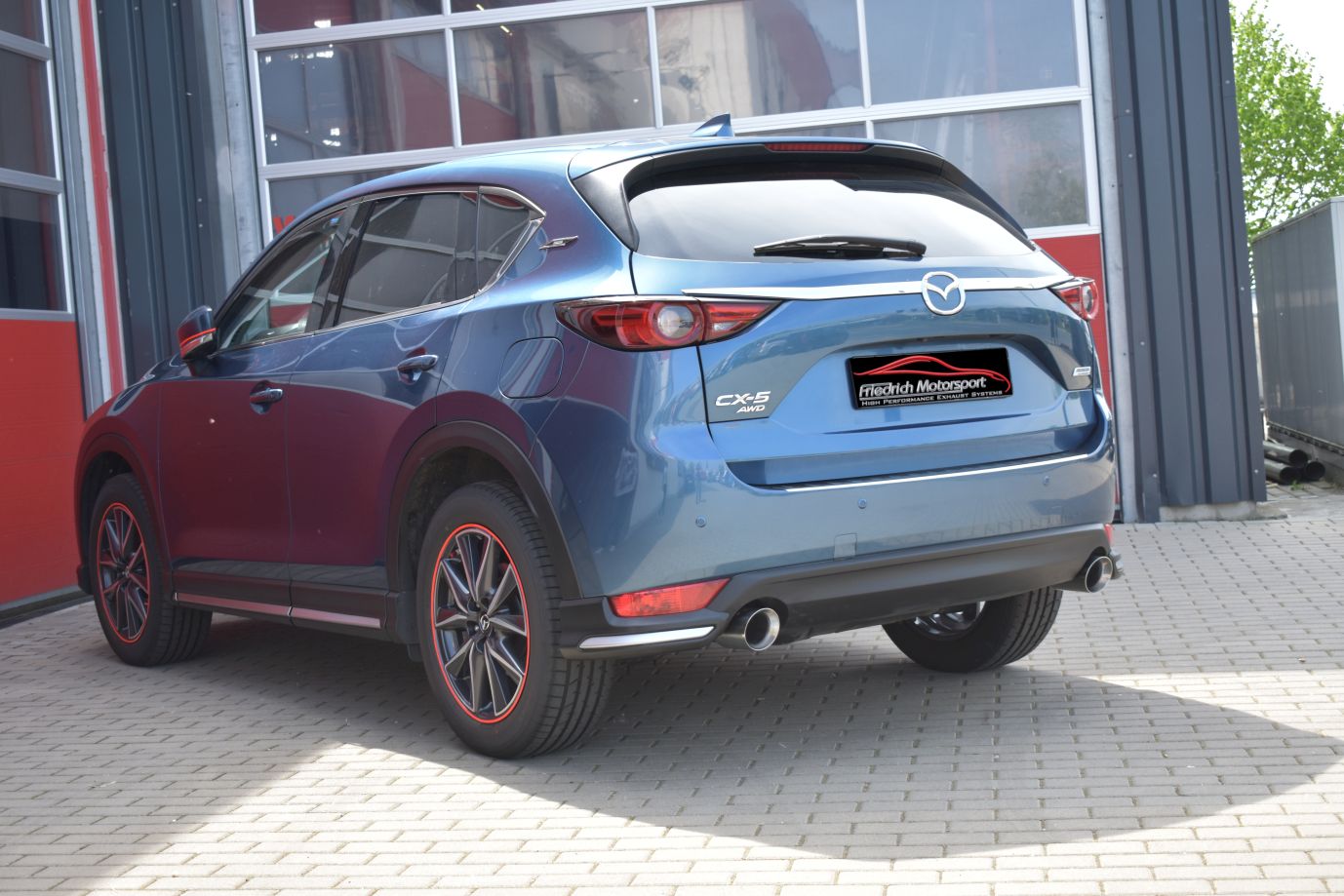 Friedrich Motorsport Duplex Sportendschalldämpfer für Mazda CX-5 (KF) Allrad (ab Bj. 07/2018)