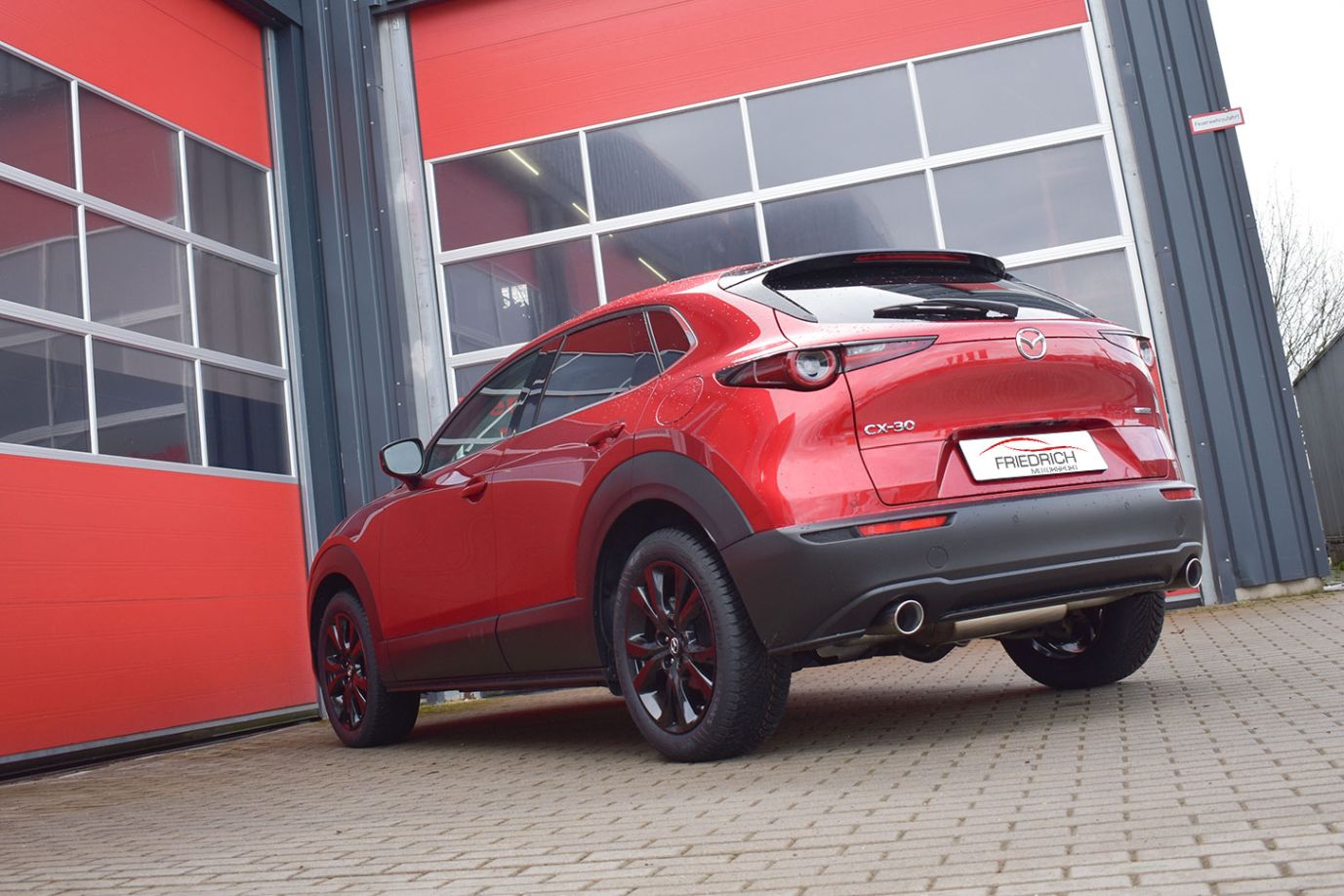 Friedrich Motorsport Duplex-Sportendschalldämpfer für Mazda CX-30 (DM) Frontantrieb (ab Bj. 09/2019)