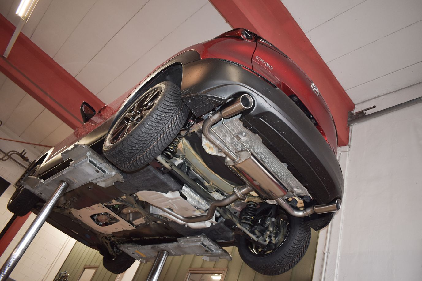 Friedrich Motorsport Duplex-Sportendschalldämpfer für Mazda CX-30 (DM) Frontantrieb (ab Bj. 09/2019)