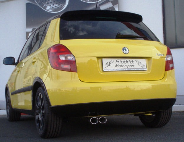 Friedrich Motorsport Sportendschalldämpfer für Skoda Fabia II Monte Carlo (5J) (Bj. 2011-06/2014)