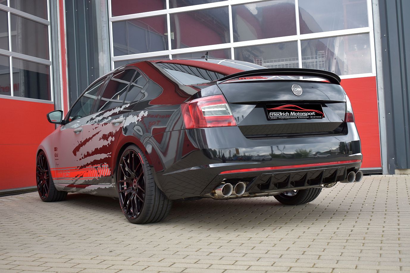 Friedrich Motorsport Duplex Sportendschalldämpfer für Skoda Octavia RS 5E (ab Bj. 2013)