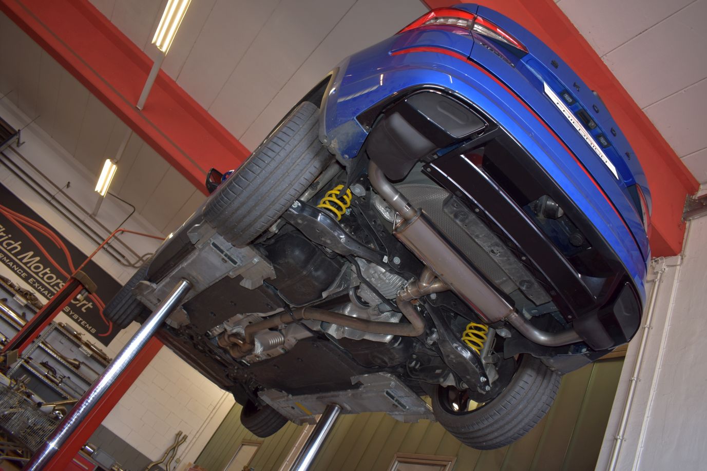 Friedrich Motorsport 76mm Duplex-Sportendschalldämpfer für Skoda Kodiaq NS Allrad (ab Bj. 01/2019)