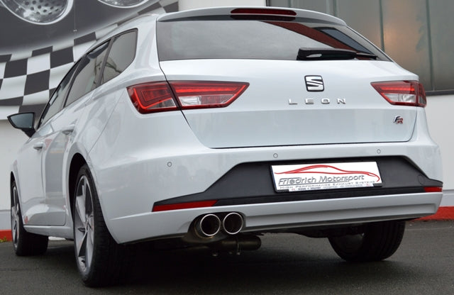 Friedrich Motorsport Sportendschalldämpfer für Seat Leon 5F ST inkl. FR (Bj. 2013-06/2018)