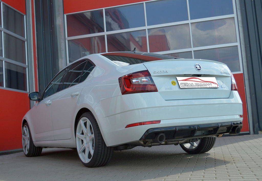 Friedrich Motorsport Duplex-Sportendschalldämpfer für auch für das Cupra-, Cupra R- und das Rieger-Heck lieferbar, bitte bei Bestellung mit angeben (ab Bj. 2013)
