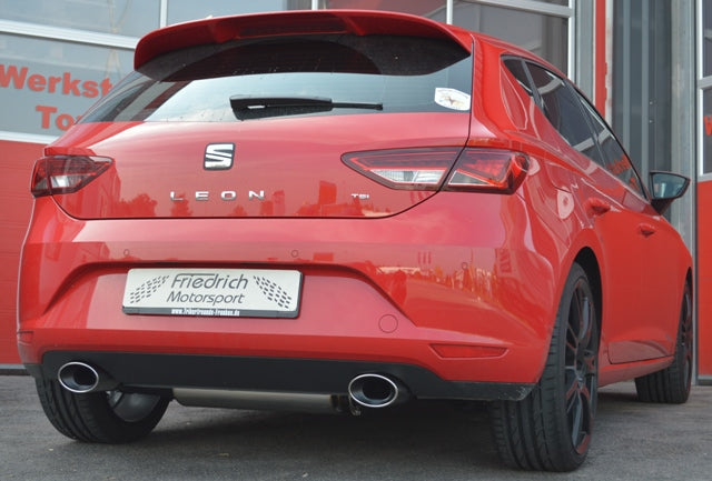 Friedrich Motorsport Duplex Sportendschalldämpfer für Seat Leon 5F (ab Bj. 11/2012)