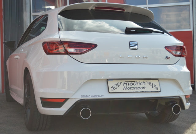 Friedrich Motorsport Duplex Sportendschalldämpfer für Seat Leon 5F (ab Bj. 11/2012)