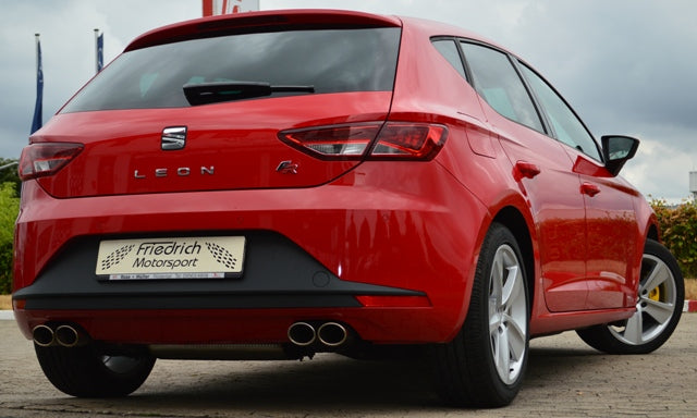 Friedrich Motorsport Duplex Sportendschalldämpfer für Seat Leon 5F (ab Bj. 11/2012)