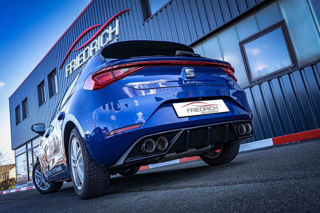 Friedrich Motorsport Duplex-Sportendschalldämpfer für Seat Leon KL inkl. FR (ab Bj. 04/2020)
