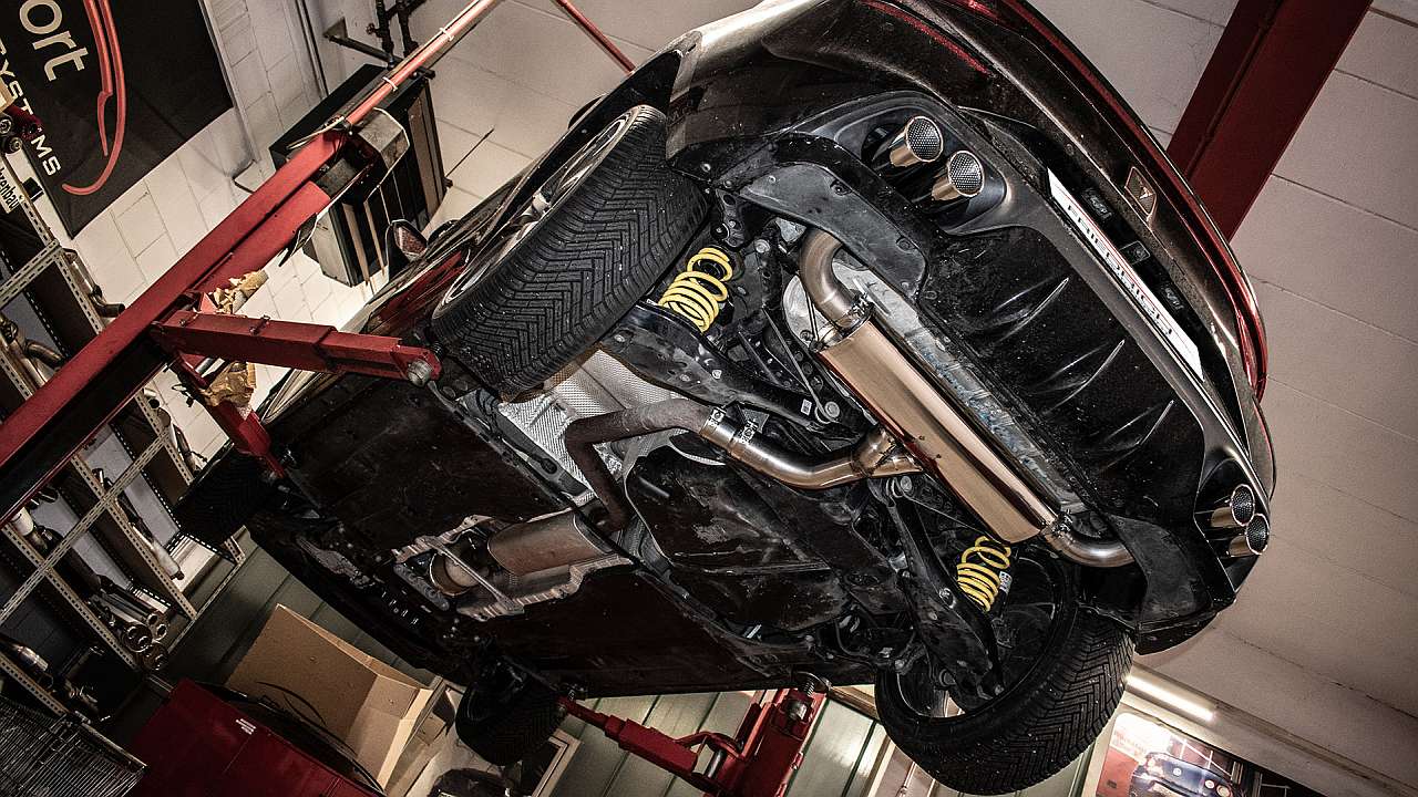 Friedrich Motorsport 76mm Duplex Sportendschalldämpfer für Seat Leon KL (Bj. 03/2021-01/2023)