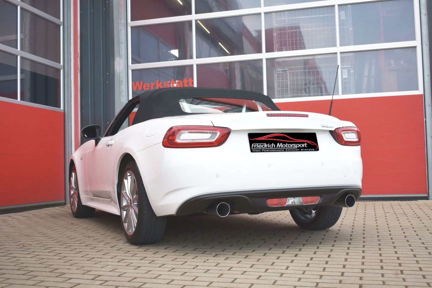 Friedrich Motorsport Duplex-Sportendschalldämpfer für Fiat 124 Spider (ab Bj. 06/2016)