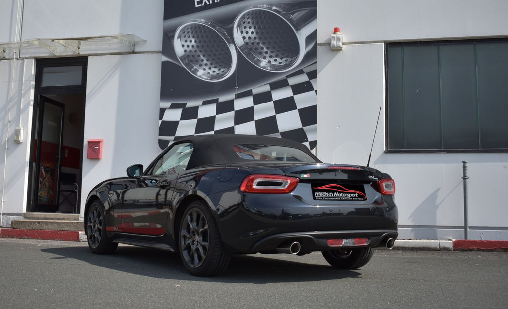 Friedrich Motorsport Duplex-Sportendschalldämpfer für Fiat 124 Spider (ab Bj. 06/2016)