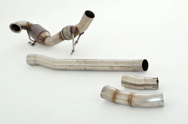 Friedrich Motorsport 76mm Downpipe mit Sport-Kat. für Audi TTS 8S Quattro (Bj. 07/2014-06/2018)