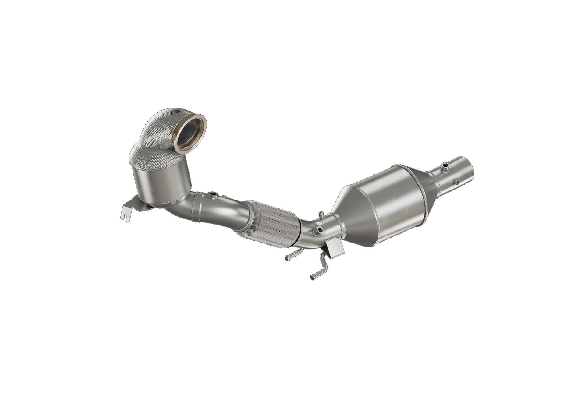 Friedrich Motorsport 76mm Downpipe mit 200 Zellen HJS Sport-Kat. & OPF für Seat Cupra Formentor Frontantrieb (KM) (ab Bj. 11/2020)
