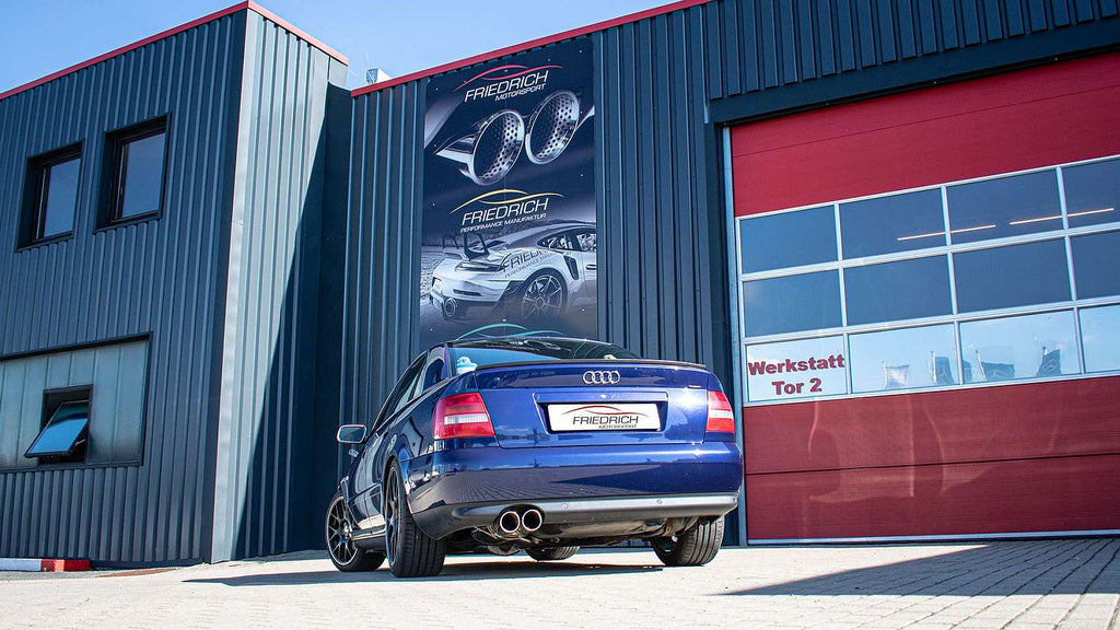 Friedrich Motorsport 3 Zoll (76mm) Anlage für Audi A4 B5 Quattro (Bj. 98-2001)