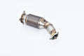Friedrich Motorsport 76mm Downpipe mit 200 Zellen HJS Sport-Kat. für Audi A6 4F Frontantrieb (Bj. 05/2004-2011)