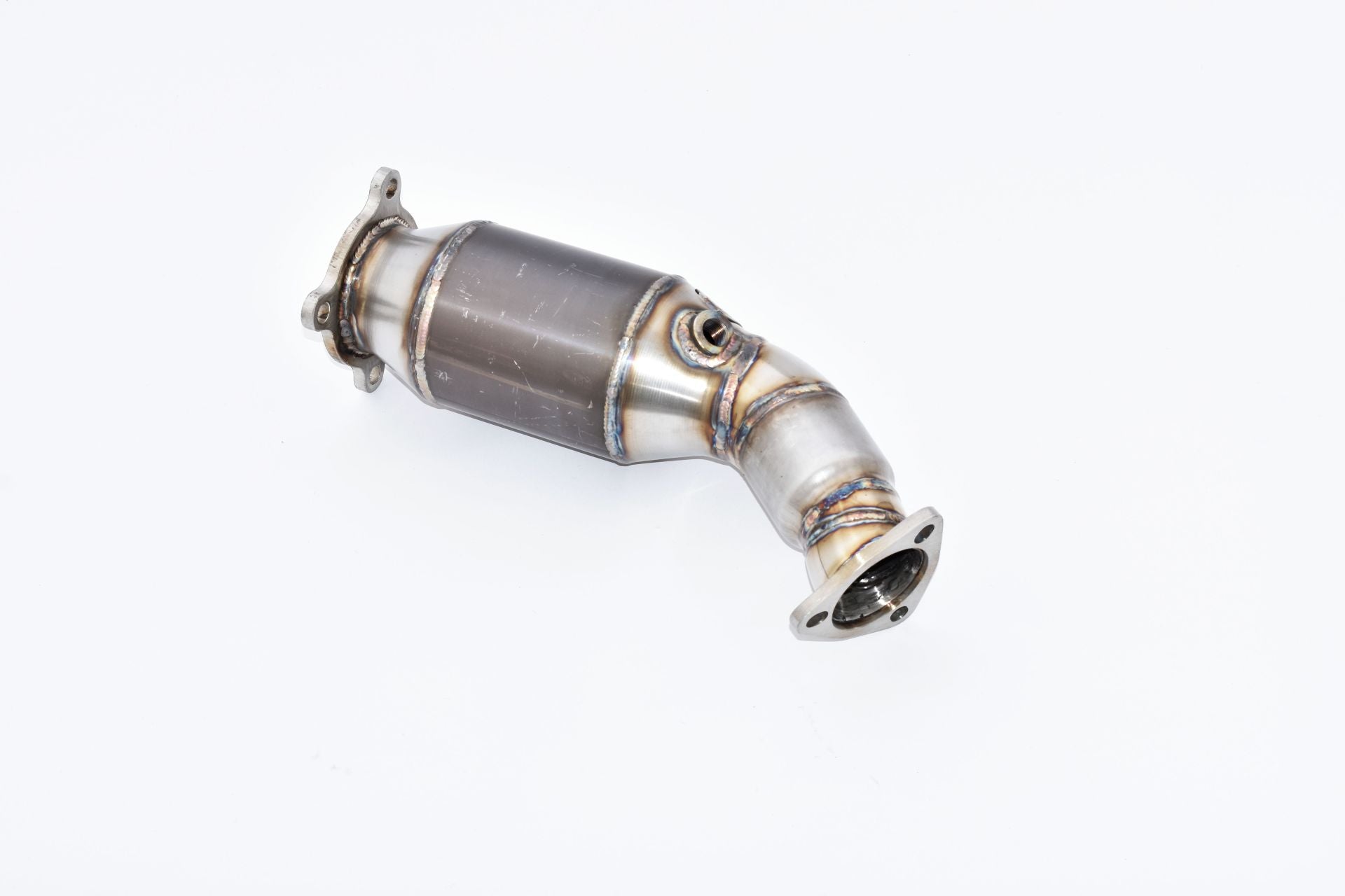 Friedrich Motorsport 76mm Downpipe mit 200 Zellen HJS Sport-Kat. für Audi A6 4F Frontantrieb (Bj. 05/2004-2011)