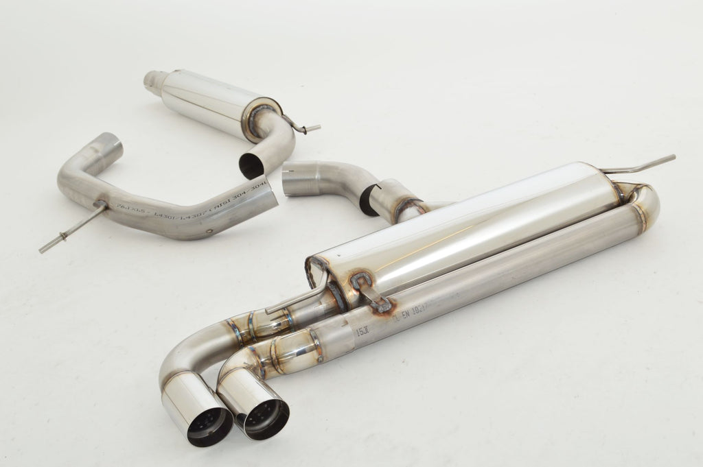 Friedrich Motorsport 76mm Anlage für Audi TT 8J Frontantrieb (Bj. 2006-03/2014)