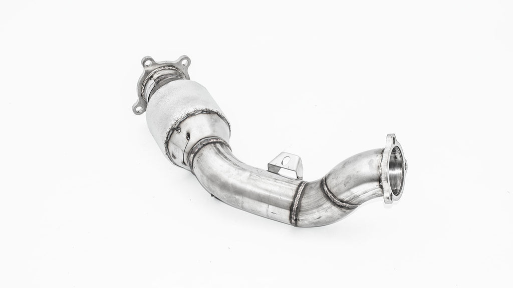 Friedrich Motorsport 76mm Downpipe mit 200 Zellen Sport-Kat. für Audi Q5 8R Quattro (Bj. 09/2007-05/2015)