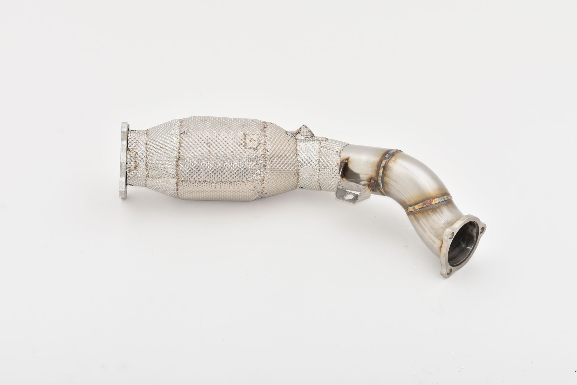 Friedrich Motorsport 76mm Downpipe mit 200 Zellen Sport-Kat. für Audi Q5 8R Quattro (Bj. 09/2007-05/2015)