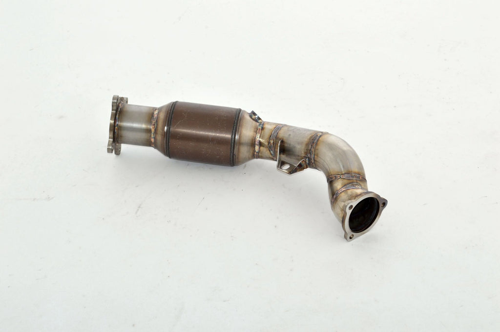 Friedrich Motorsport 76mm Downpipe mit 200 Zellen HJS Sport-Kat. für Audi A4 B8 (8K) Allroad Quattro (Bj. 09/2007-05/2015)