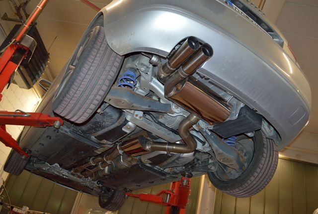 Friedrich Motorsport 76mm Anlage mit Klappensteuerung für Audi A3 8P Sportback Quattro (Bj. 2004-2009)