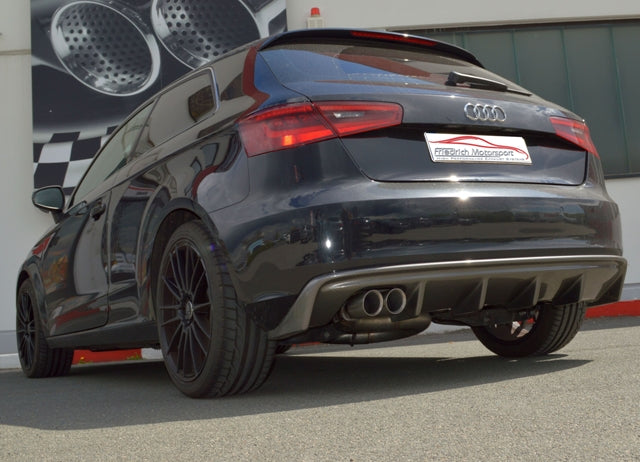 Friedrich Motorsport 76mm Anlage für Audi A3 8V 3-Türer Frontantrieb (Bj. 08/2012-08/2018)