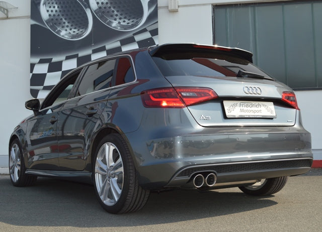 Friedrich Motorsport 76mm Anlage für Audi A3 8V Sportback Quattro (Bj. 2012-08/2018)
