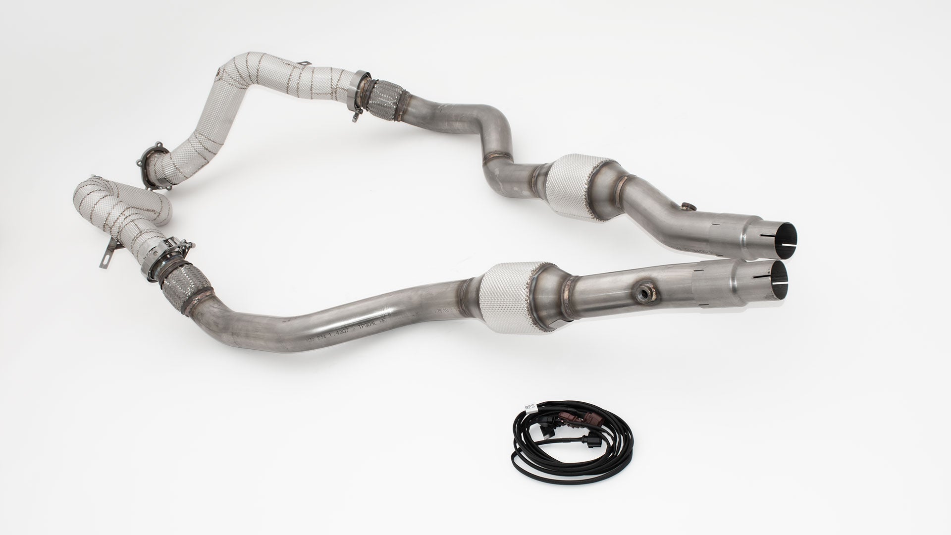 Friedrich Motorsport 2x 76mm Downpipe mit 200 Zellen Sport-Kat. für Audi S6 Limousine & Avant 4G Quattro (ab Bj. 04/2012)