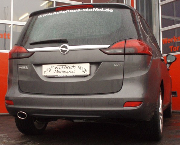 Friedrich Motorsport Gr.A Anlage für Opel Zafira Tourer (ab Bj. 01/2012)