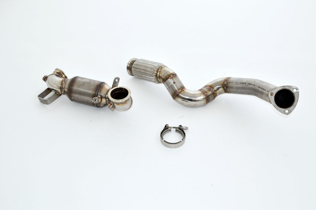Friedrich Motorsport 76mm Downpipe mit 200 Zellen Sport-Kat. für Opel Astra K (Bj. 07/2015-06/2018)