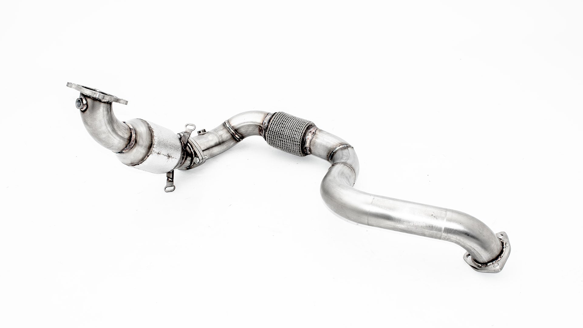 Friedrich Motorsport 76mm Downpipe mit 200 Zellen Sport-Kat. für Opel Astra K (Bj. 07/2015-06/2018)
