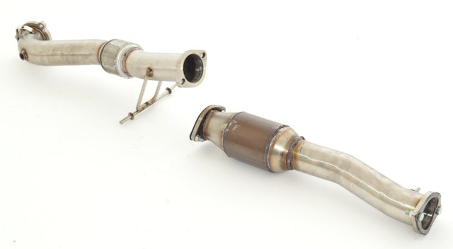 Friedrich Motorsport 76mm Downpipe mit 200 Zellen HJS Sport-Kat. für Ford Focus II RS + RS 500 (ab Bj. 2009)
