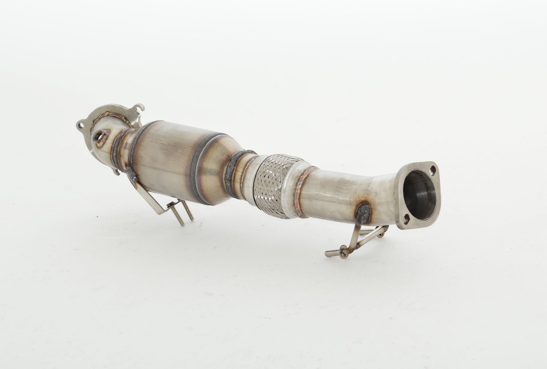 Friedrich Motorsport 76mm Downpipe mit 200 Zellen HJS Sport-Kat. für Ford C-Max DXA (ab Bj. 2010)