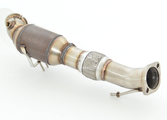 Friedrich Motorsport 76mm Downpipe mit 200 Zellen HJS Sport-Kat. für Ford Focus III DYB ST & Turnier DYB ST (ab Bj. 09/2014)