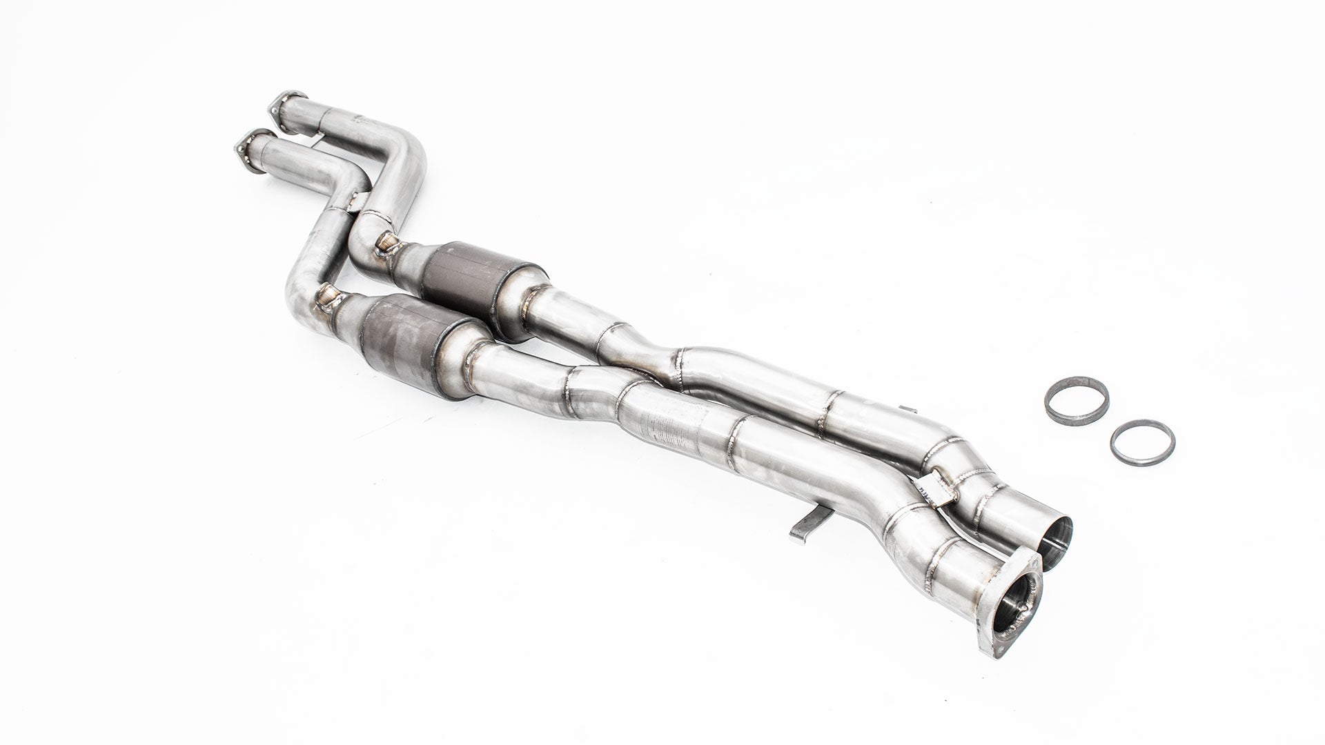 Friedrich Motorsport 2x63.5mm 200 Zellen HJS Sport-Kat. für BMW 3er E36 M3 (Bj. 94-98)