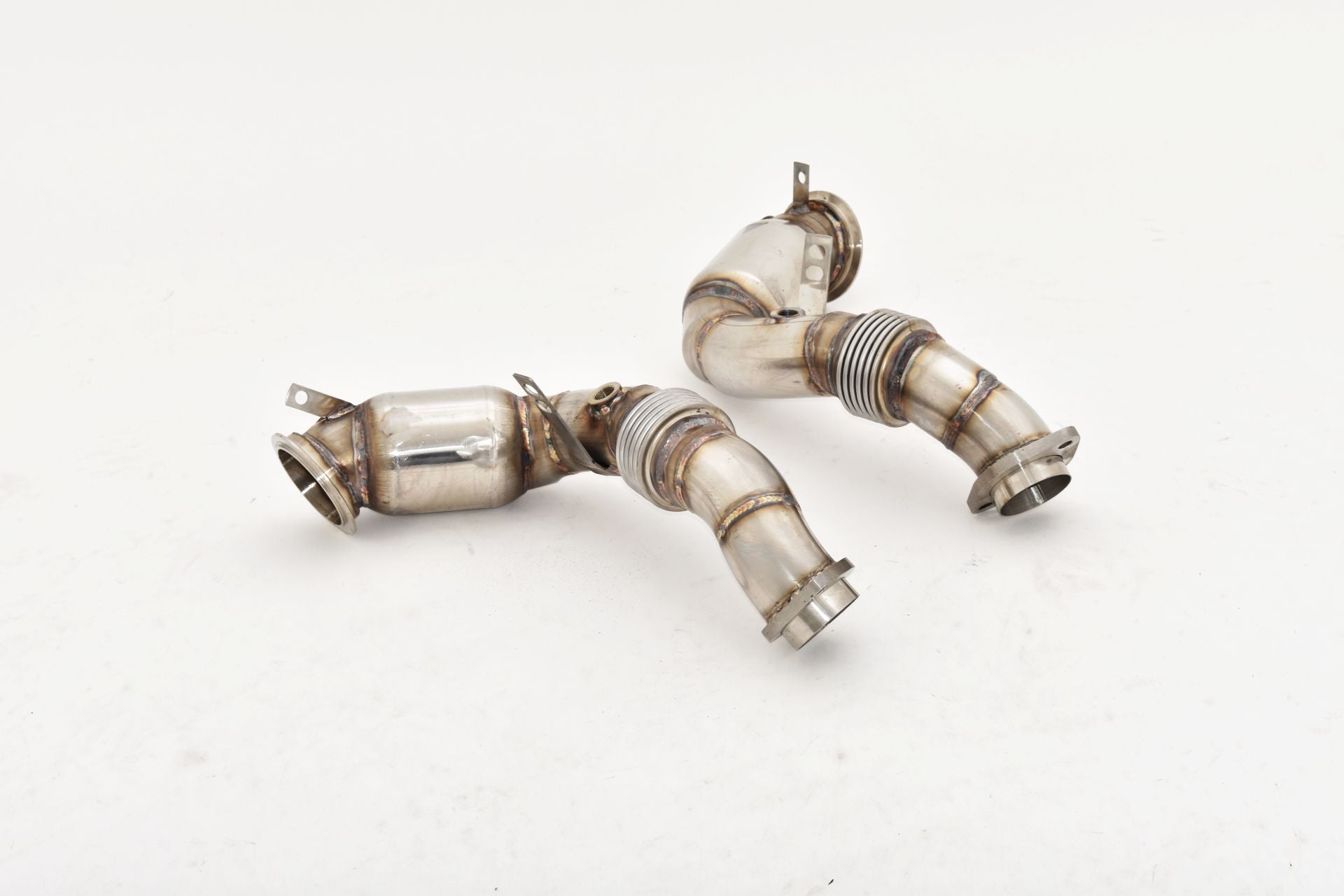 Friedrich Motorsport 70mm Downpipe-Satz mit 200 Zellen Sport-Kat. für BMW X6 M (ab Bj. 2009)