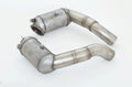 Friedrich Motorsport 76mm Downpipe-Satz mit 200 Zellen Sport-Kat. für zur Montage am Turbolader / ersetzt die Haupt-Kats. / EURO 5/6 tauglich (ab Bj. 09/2011)